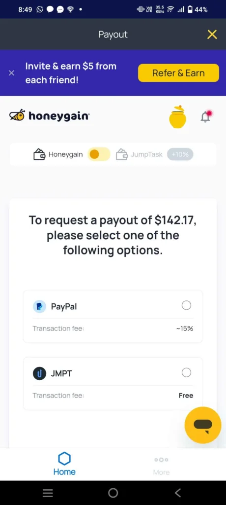 Honeygain App Se Payout Kaise Kare