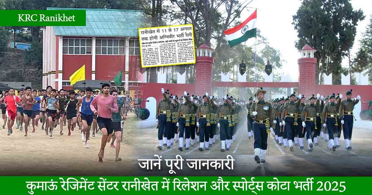 Relation and Sports Quota Recruitment 2025